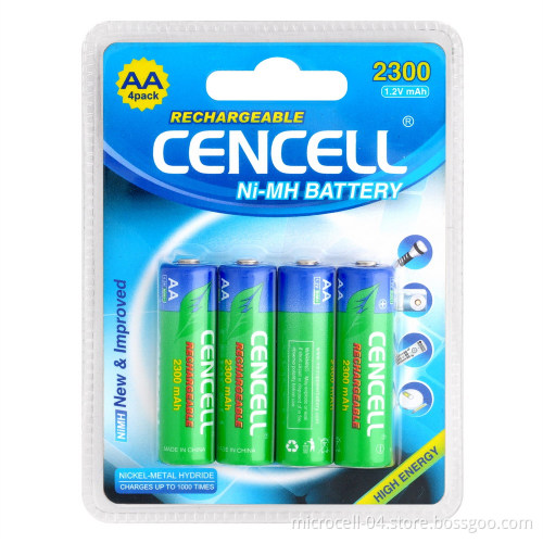 Rechargeable Battery Ni-MH AA 2300mAh